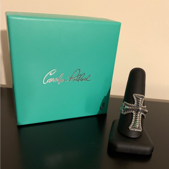 NWOT Carolyn Pollack American West cross ring - Picture 10 of 10